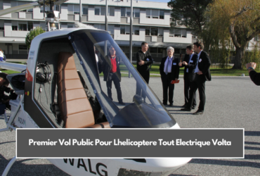 Premier Vol Public Pour Lhelicoptere Tout Electrique Volta