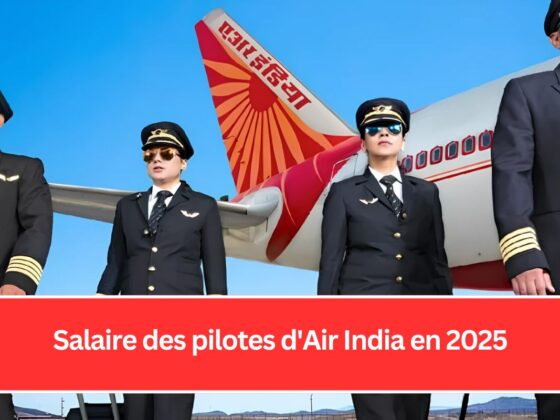 Salaire des pilotes d'Air India en 2025