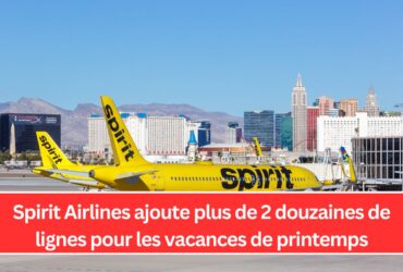 Spirit Airlines ajoute plus de 2 douzaines de lignes pour les vacances de printemps