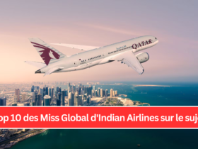 Top 10 des Miss Global d'Indian Airlines sur le sujet