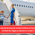 Top 10 des itinéraires de United Airlines en fonction du nombre de sièges proposés ce mois-ci