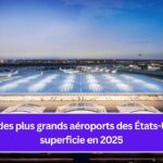 Top 10 des plus grands aéroports des États-Unis par superficie en 2025