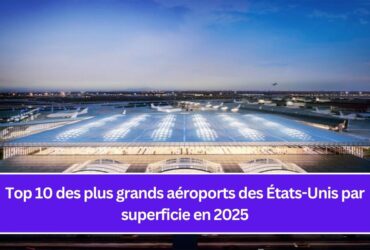 Top 10 des plus grands aéroports des États-Unis par superficie en 2025