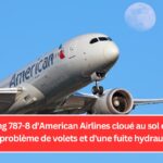 Un Boeing 787-8 d'American Airlines cloué au sol en raison d'un problème de volets et d'une fuite hydraulique