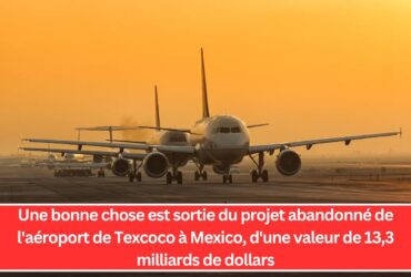 Une bonne chose est sortie du projet abandonné de l'aéroport de Texcoco à Mexico, d'une valeur de 13,3 milliards de dollars