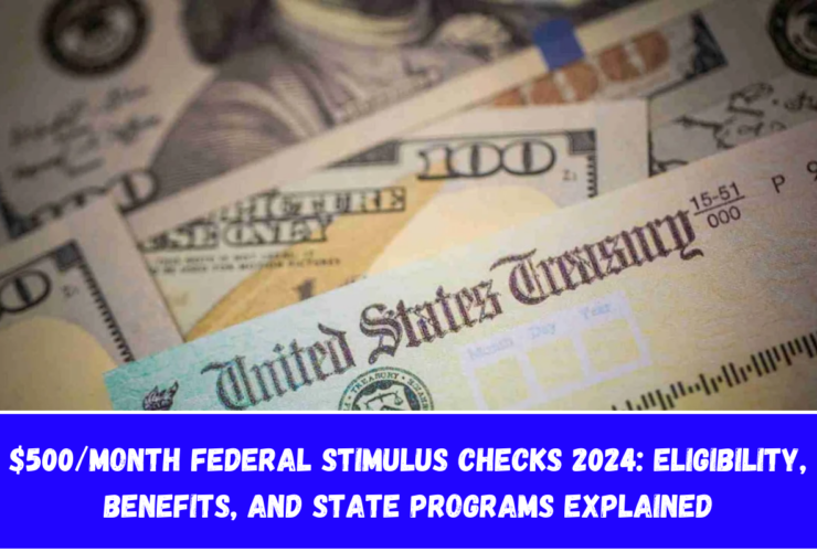 $500Month Federal Stimulus Checks 2024 Eligibility, Benefits, and State Programs Explained