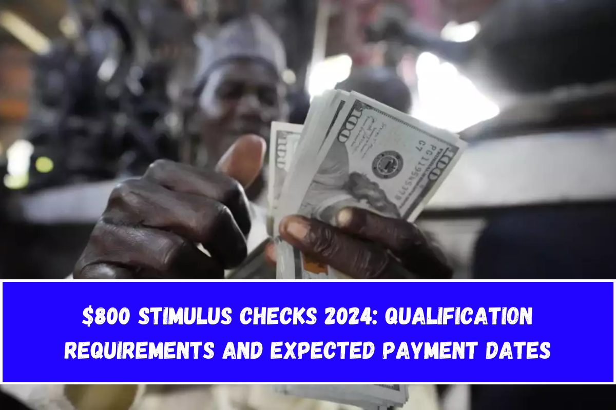 $800 Stimulus Checks 2024 Qualification Requirements and Expected Payment Dates