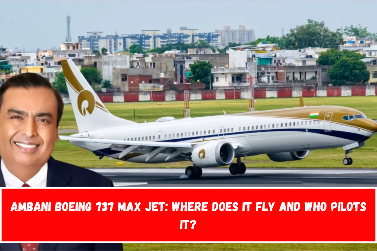 Ambani Boeing 737 MAX Jet Where does it fly and who pilots it