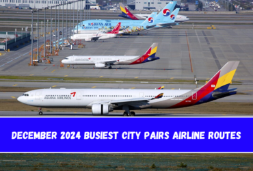 December 2024 Busiest City Pairs Airline Routes