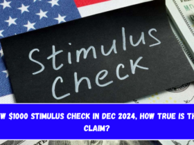 New $1000 Stimulus Check in Dec 2024, How true is this claim