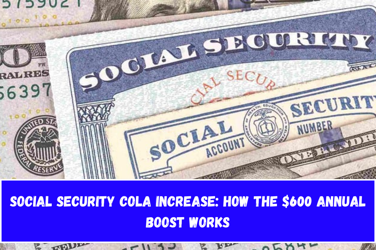 Social Security COLA Increase How the $600 Annual Boost Works