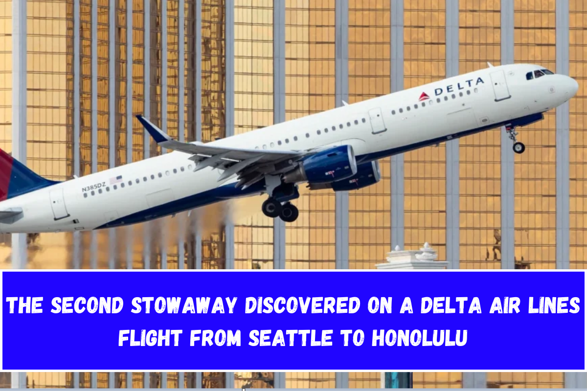 The second stowaway discovered on a Delta Air Lines flight from Seattle to Honolulu