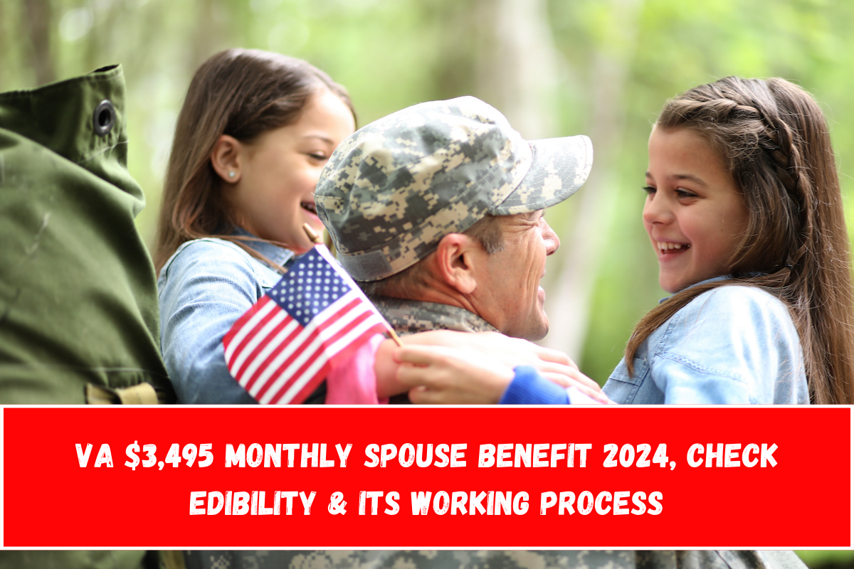 VA $3,495 Monthly Spouse Benefit 2024, Check Edibility & its working process