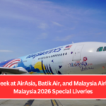 A Sneak Peek at AirAsia, Batik Air, and Malaysia Airlines' Visit Malaysia 2026 Special Liveries