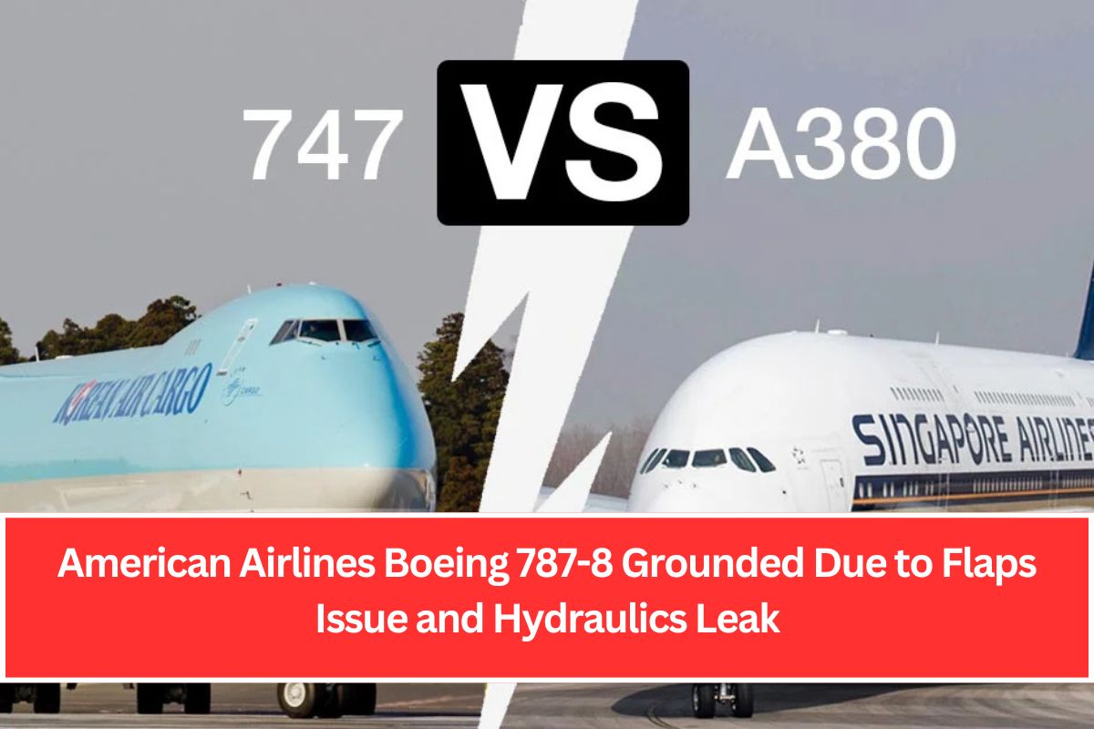 American Airlines Boeing 787-8 Grounded Due to Flaps Issue and Hydraulics Leak (1)