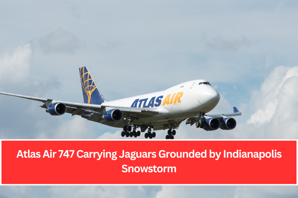 Atlas Air 747 Carrying Jaguars Grounded by Indianapolis Snowstorm