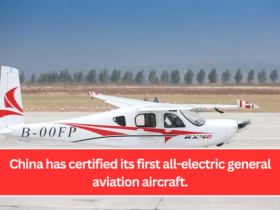 China has certified its first all-electric general aviation aircraft.