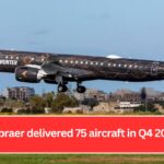 Embraer delivered 75 aircraft in Q4 2024.