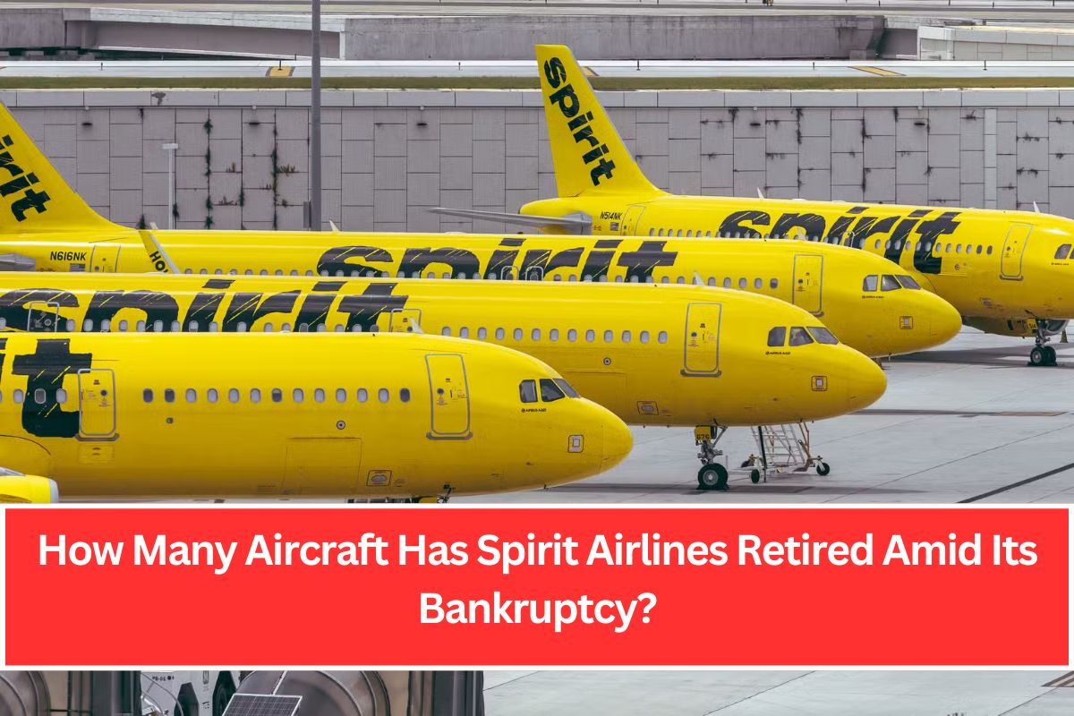 How Many Aircraft Has Spirit Airlines Retired Amid Its Bankruptcy?