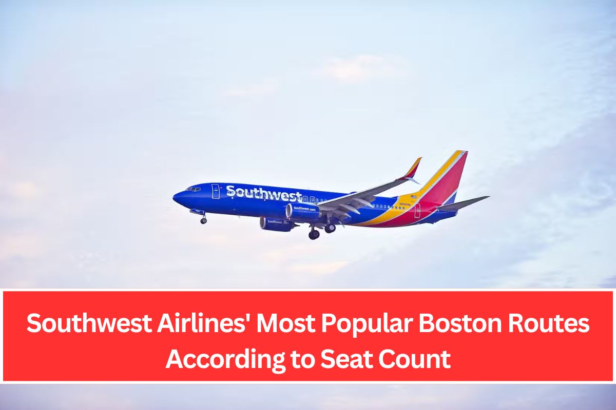 Southwest Airlines' Most Popular Boston Routes According to Seat Count