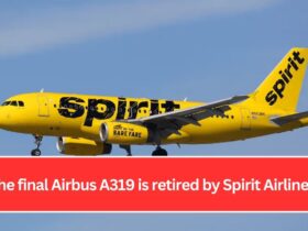 The final Airbus A319 is retired by Spirit Airlines.