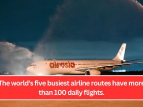 The world's five busiest airline routes have more than 100 daily flights.