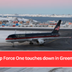 Trump Force One touches down in Greenland.