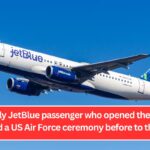 Unruly JetBlue passenger who opened the door attended a US Air Force ceremony before to the flight.